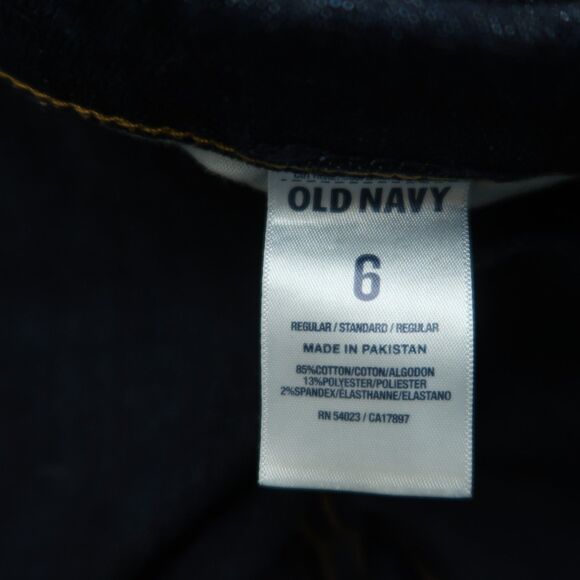 Old Navy Jeans Women's Size 6R Blue Low-Rise The Flirt Boot Denim 31.5" Inseam - Picture 10 of 16